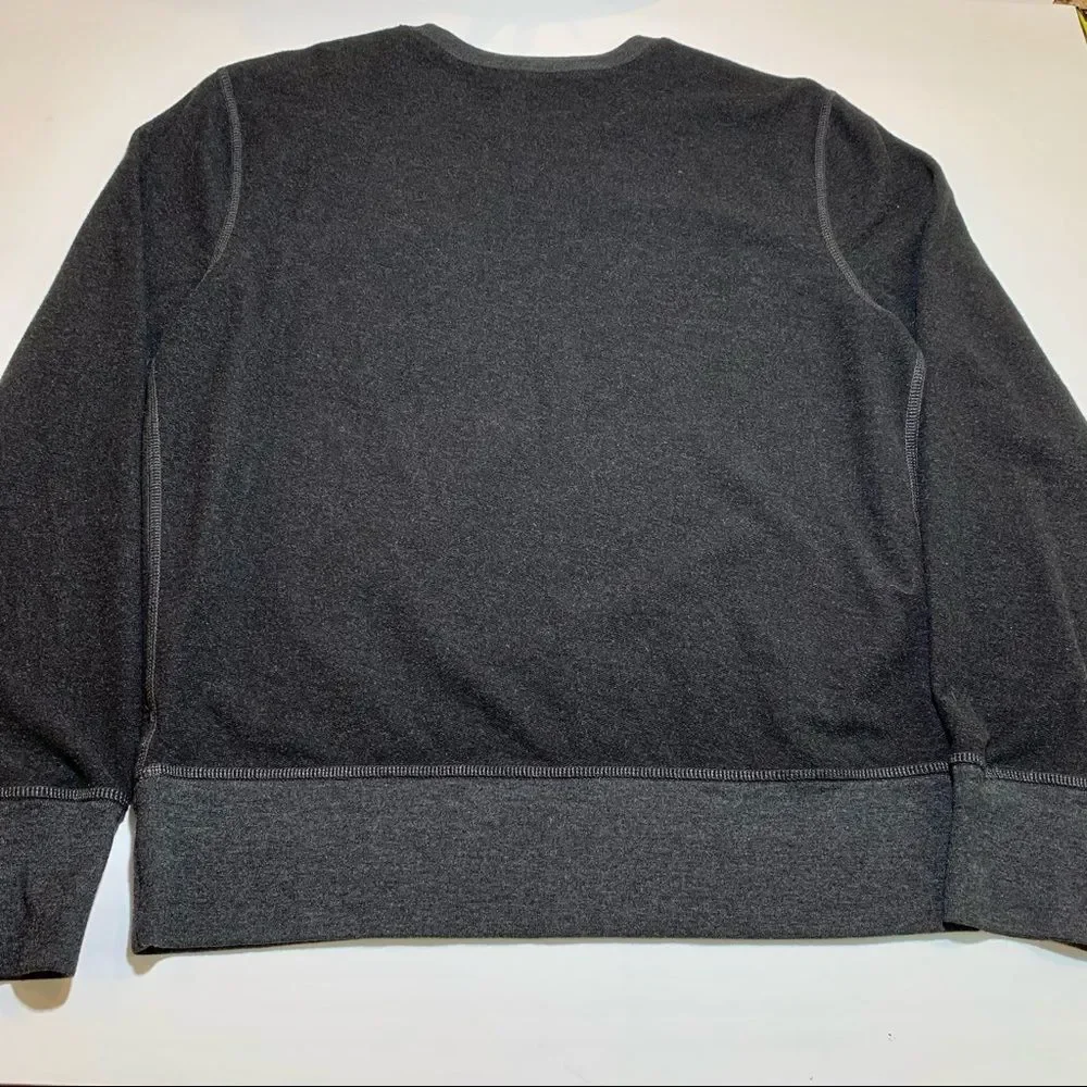J. Crew Black‎ & Gray Cotton Sweater M